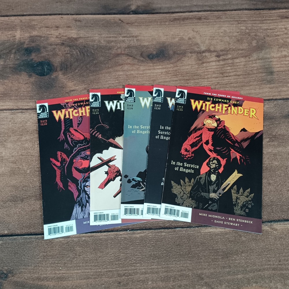 Witchfinder‎ Sir Edward Grey In Service of Angels Comics 1-5 Dark Horse